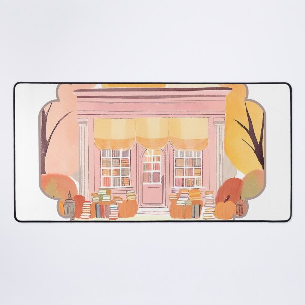 Item preview, Cozy Fall Bookstore designed and sold by Justina Designs.