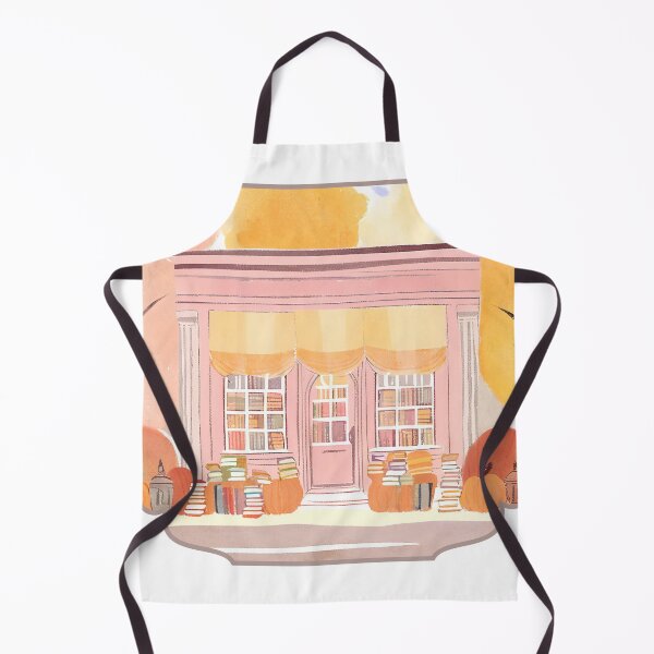 Item preview, Cozy Fall Bookstore designed and sold by Justina Designs.