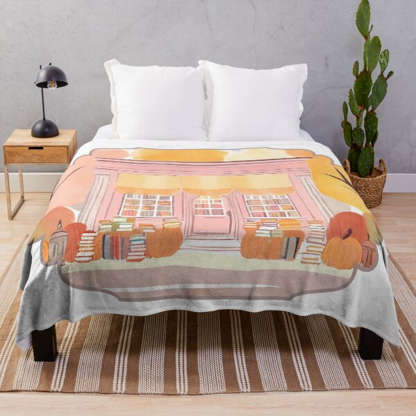 Item preview, Cozy Fall Bookstore designed and sold by Justina Designs.