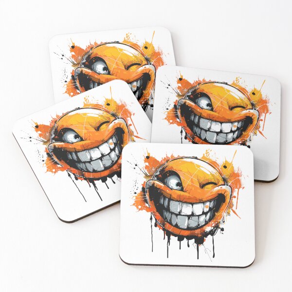 Artikelvorschau, Smiley-Gesicht SVG | Mutige Urban Art | Zwinkernde Emoticon-Illustration entworfen und verkauft von Petru&Myself.