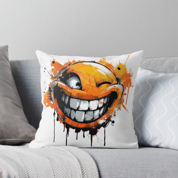 Artikelvorschau, Smiley-Gesicht SVG | Mutige Urban Art | Zwinkernde Emoticon-Illustration entworfen und verkauft von Petru&Myself.