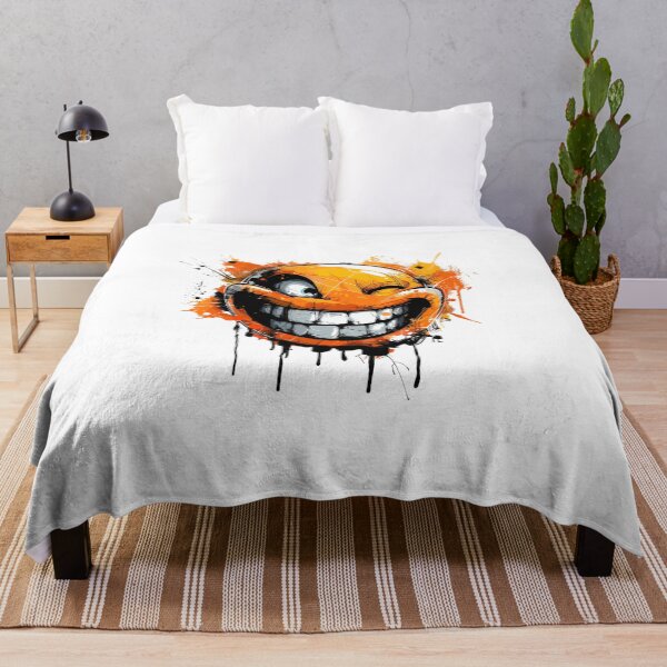 Artikelvorschau, Smiley-Gesicht SVG | Mutige Urban Art | Zwinkernde Emoticon-Illustration entworfen und verkauft von Petru&Myself.