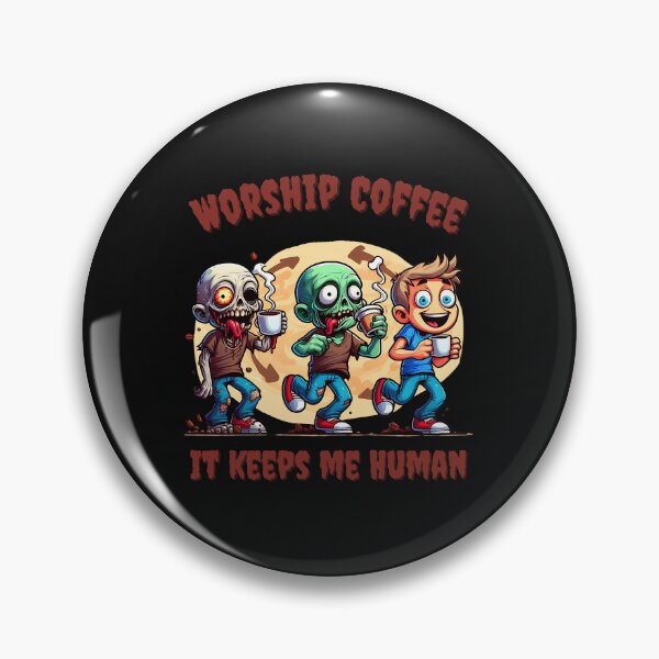 Item preview, Worship Coffee - It Keeps Me Human designed and sold by QuirkQuipsArt.