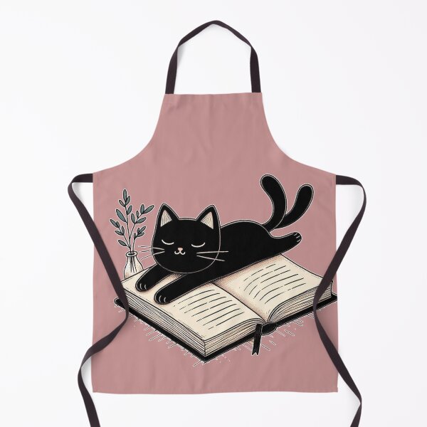 Item preview, Black Cat on a Opened book designed and sold by Nanthanon.