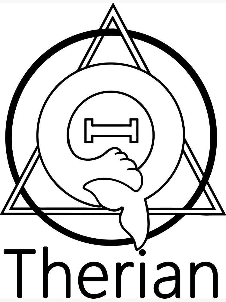 PD (ytb) Theta-Delta Therian Symbol PD Magnet for Sale by PD