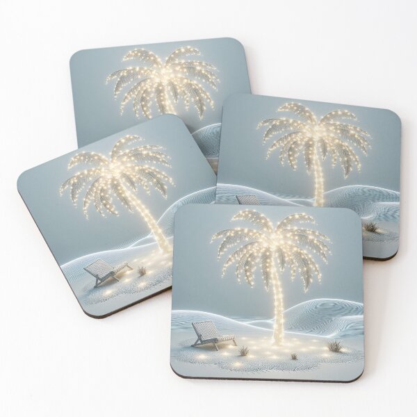Item preview, Christmas palm trees designed and sold by BLUEiceberg.