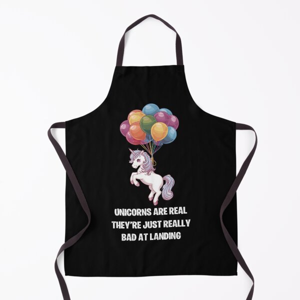 Item preview, Unicorns Are Real, They're Just Really Bad at Landing designed and sold by HeadTurningArt.