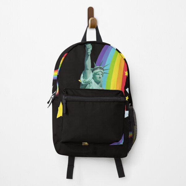 Item preview, Lady Liberty and the Rainbow Bridge: Embracing LGBTQ+ Pride designed and sold by WITCHAYA$$.