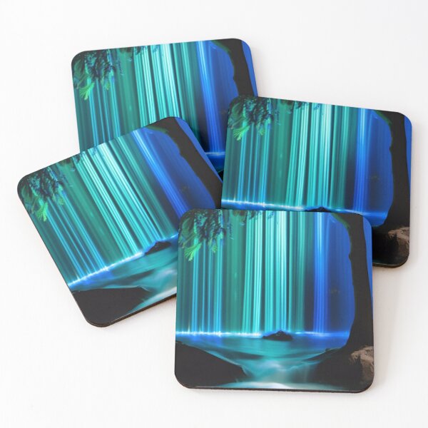 Item preview, Green Blue Cave Waterfall designed and sold by universewitness.