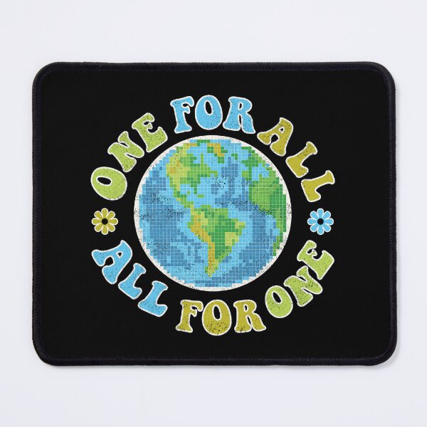 Item preview, One for all, all for one - retro designed and sold by Line2Rhyme.