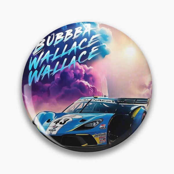 Item preview, Speed Racer’s Twilight: Bubba Wallace’s #43 in Action designed and sold by waleedmuastafa.