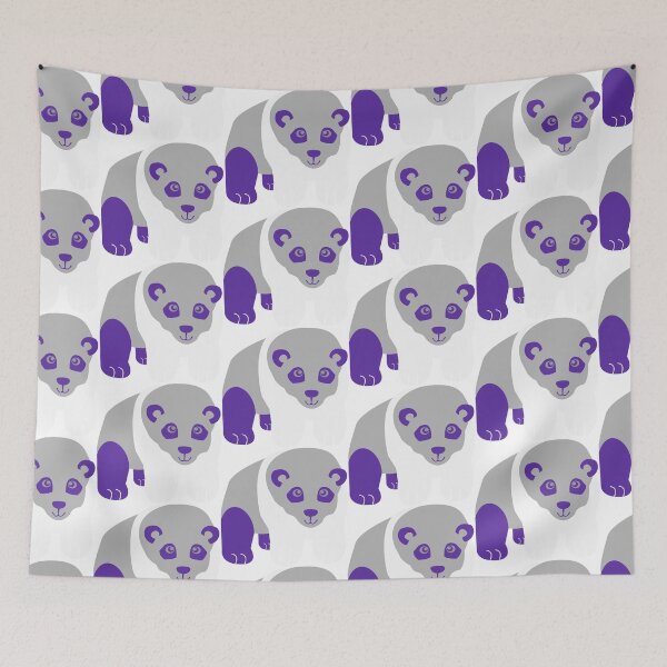Item preview, Greysexual Panda Pride Flag designed and sold by HarveyHandcraftsandDesigns.