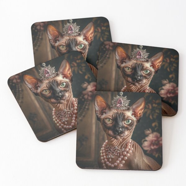 Item preview,  Pearly Sphynx Cat  designed and sold by Nocturne  Paws.