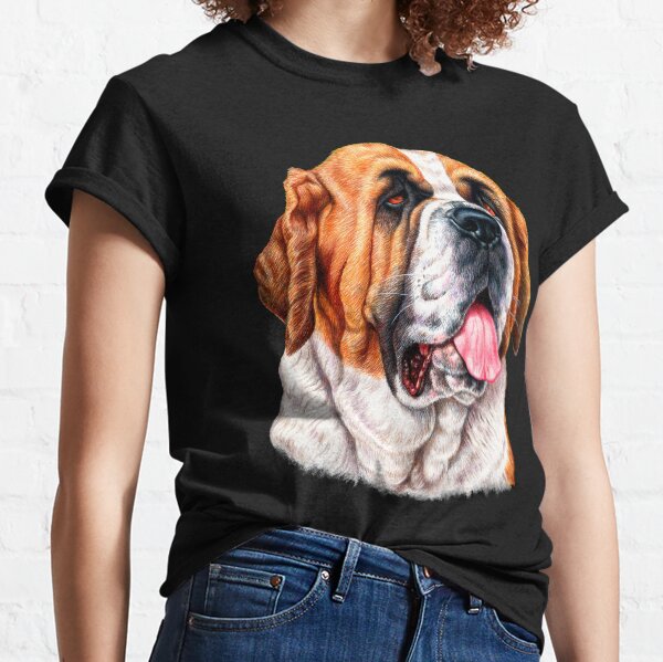 Item preview, St. Bernard Dog Full Face Portrait designed and sold by fantasticdesign.