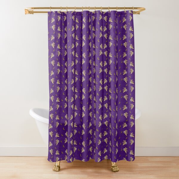Royal purple shower curtain sales