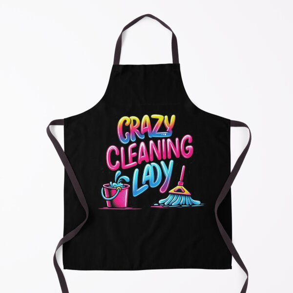 Item preview, Crazy Cleaning Lady designed and sold by Myra365Art.