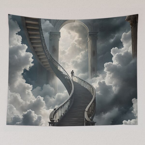 Item preview, The Endless Staircase to Heaven designed and sold by My Secret Monster.