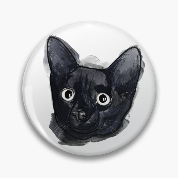 Item preview, Caspian The Black Cat designed and sold by Emmah Farrell.