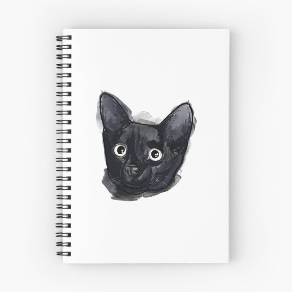 Item preview, Caspian The Black Cat designed and sold by Emmah Farrell.