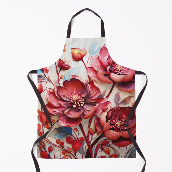 Item preview, Red Flowers designed and sold by rainsdesigns.