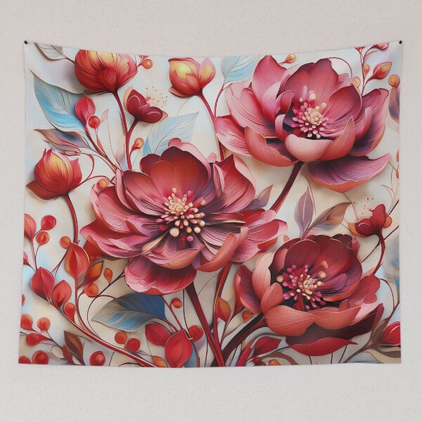 Item preview, Red Flowers designed and sold by rainsdesigns.