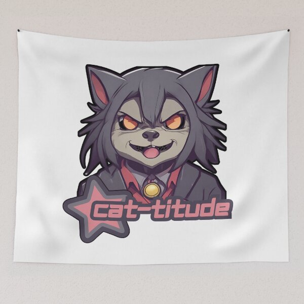 Item preview, Cool Cat Attitude designed and sold by pUNKnown.