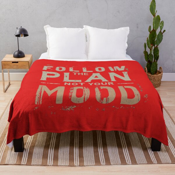 Item preview, Follow the plan not your mood designed and sold by BlissBloomer.