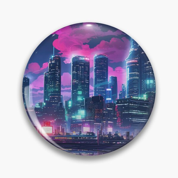 Item preview, Cyberpunk Tokyo Riverfront designed and sold by Takeda-art.