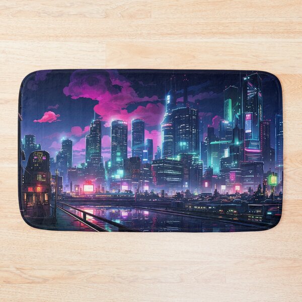 Item preview, Cyberpunk Tokyo Riverfront designed and sold by Takeda-art.