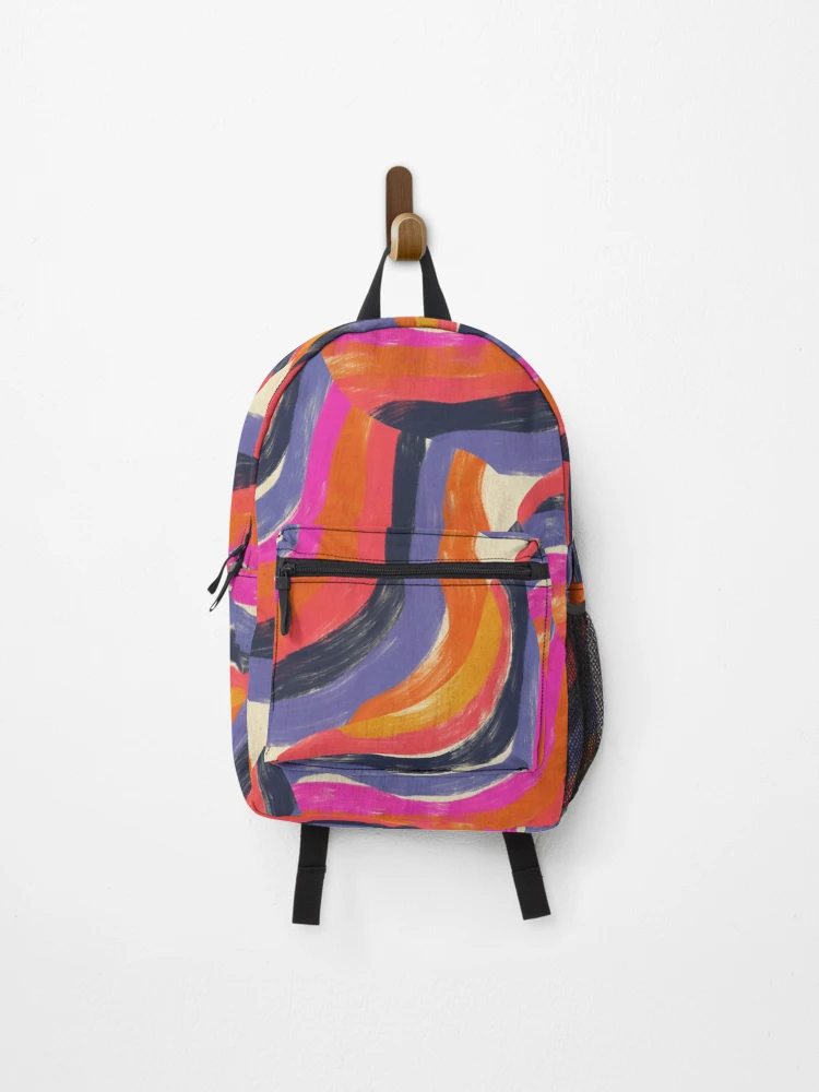 Thumbnail 1 of 3, Backpack, Abstract Pattern designed and sold by Nora Gad.