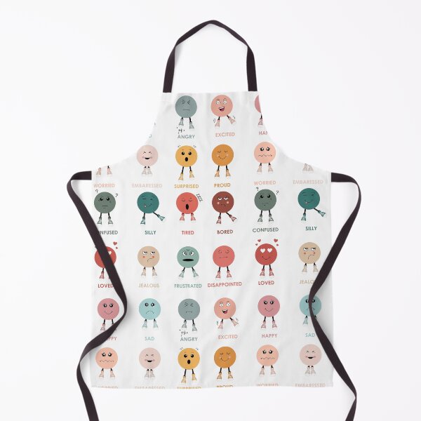 Item preview, Cute Colorful Feelings Emotions Faces Chart designed and sold by idovedesign.