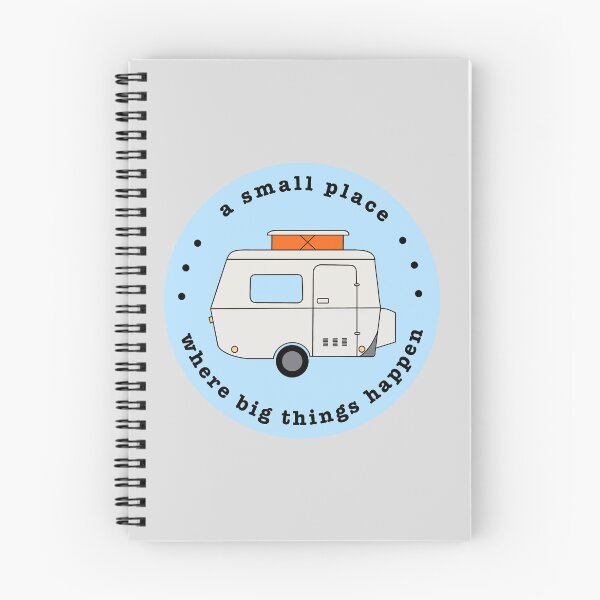 Item preview, A Small Place Where Big Things Happen Blue Background designed and sold by EribaArt.
