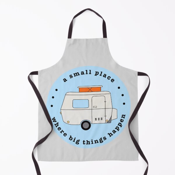 Item preview, A Small Place Where Big Things Happen Blue Background designed and sold by EribaArt.