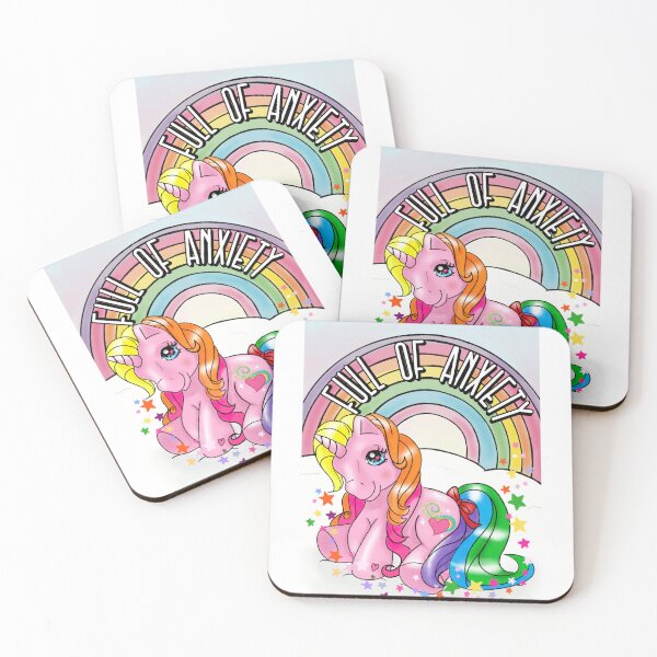 Item preview, Full of anxiety unicorn designed and sold by My Dreamy Nostalgia.