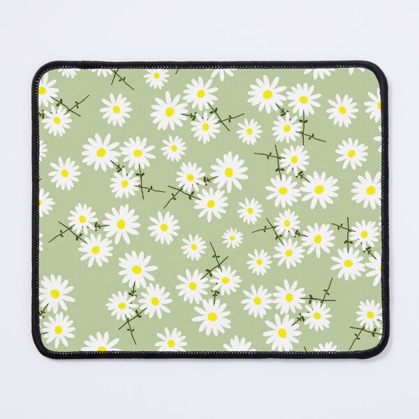 Item preview, Daisy Flower Pattern, Ethnic Pattern Designer for Clothing, Background, Abstract Geometric, Pixel Pattern, Flowers Seamless , Vector illustration, DAISY Flower Pattern,Design for Sari designed and sold by Smht1928.