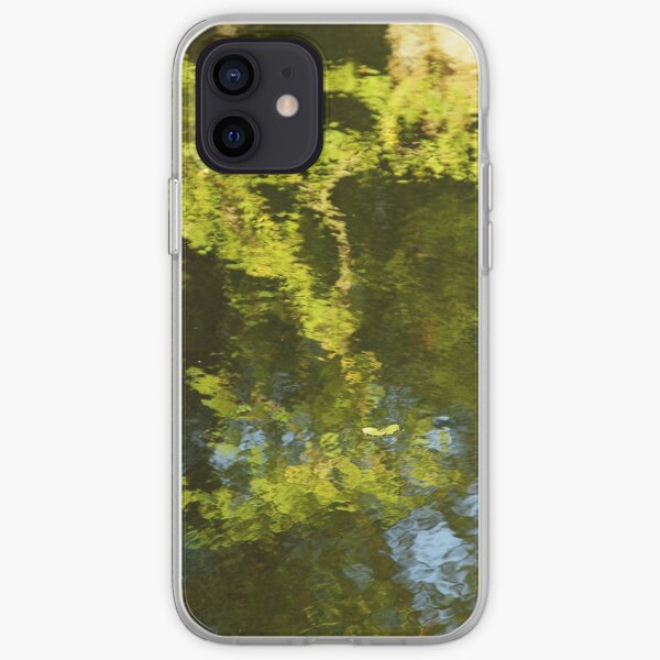 Green reflection iPhone Soft Case