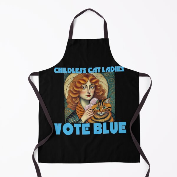 Item preview, CHILDLESS CAT LADIES VOTE BLUE designed and sold by LoveAndDefiance.