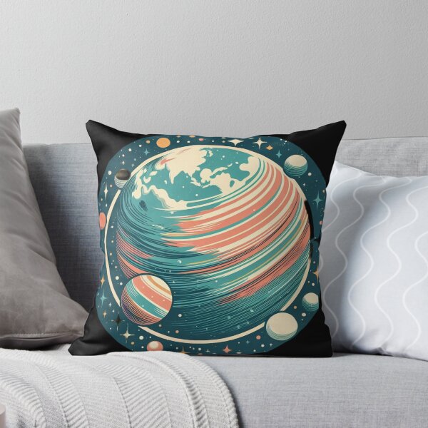Item preview, Planet in Space (Retro) designed and sold by Bubble-Boris.
