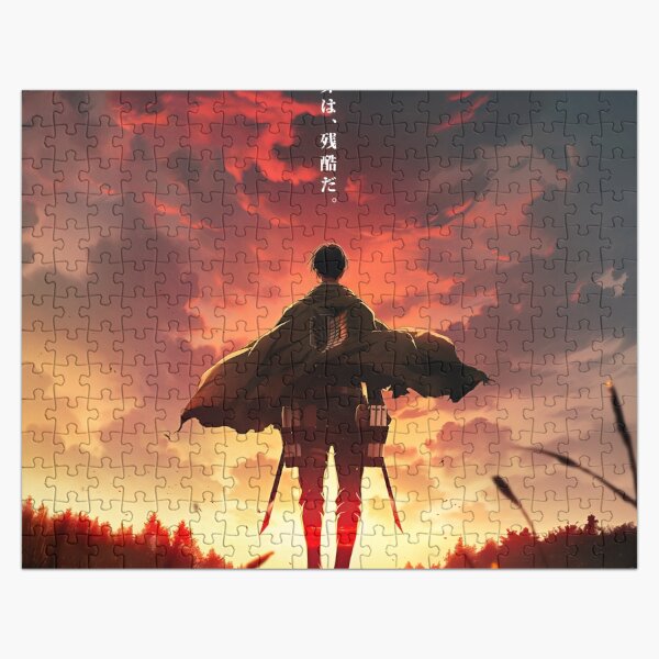 Vista previa del artículo con la obra «SNK - Mundo cruel - Impresión de anime», diseñado y vendido por KamkamVI.