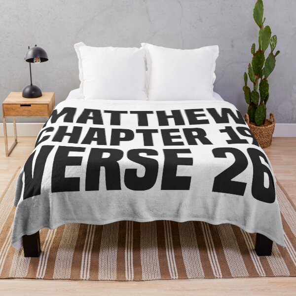 Item preview, Matthew Chapter 19 Verse 26 - Holy Bible designed and sold by Vector-Artist.