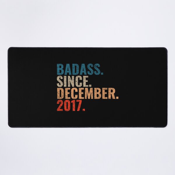 Item preview, Badass since December 2017 Vintage 2017 December birthday gift designed and sold by Teelogic.