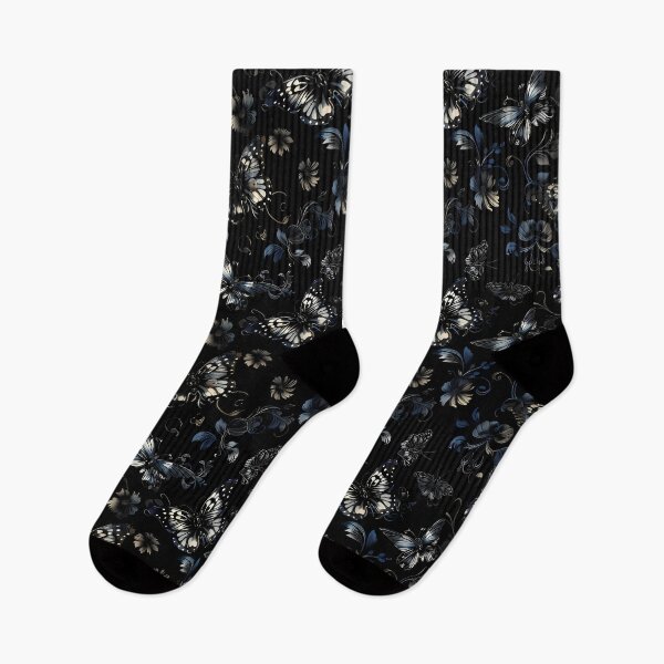 Item preview, Dark academia aesthetic blue butterflies  designed and sold by EternalScholar.