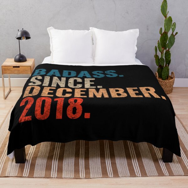 Item preview, Badass since December 2018 Vintage 2018 December birthday gift designed and sold by Teelogic.