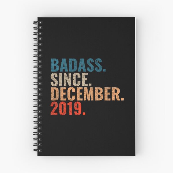 Item preview, Badass since December 2019 Vintage 2019 December birthday gift designed and sold by Teelogic.