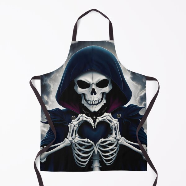 Item preview, A striking goth anime-style of a skeleton symbolizing love designed and sold by RCsDigitalArt.