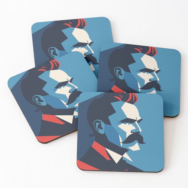 Item preview, Portrait of Friedrich Nietzsche designed and sold by Twisted Kids.