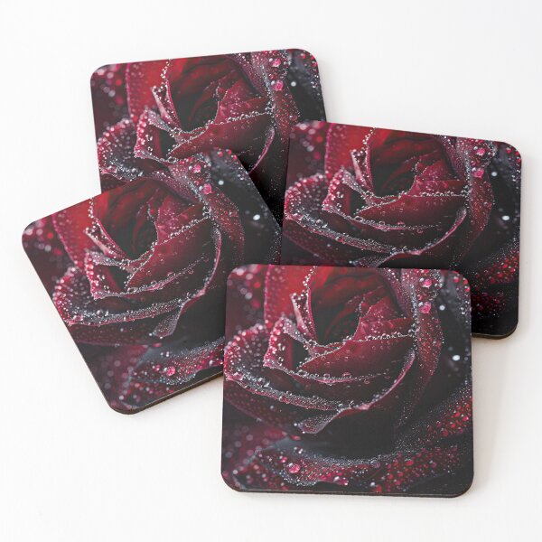 Item preview, Red Rose With Water Drops designed and sold by Jerhus.