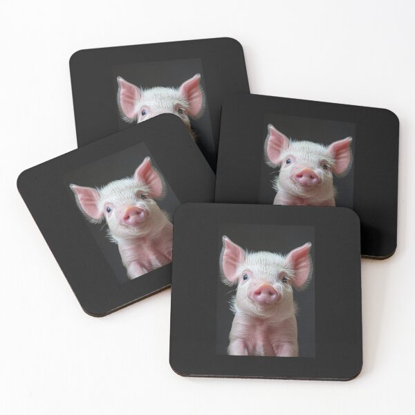 Item preview, VERY FUNNY AND SMALL SMILIG PIG designed and sold by lunacoco81.