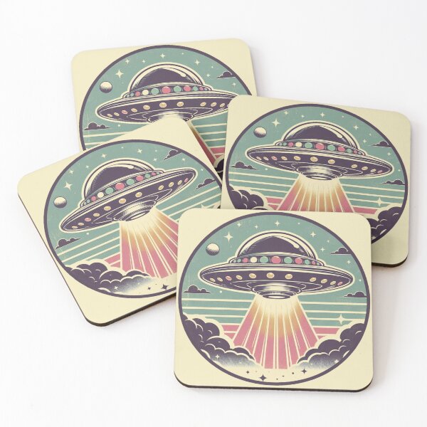 Item preview, UFO (Retro) V.3 designed and sold by Bubble-Boris.