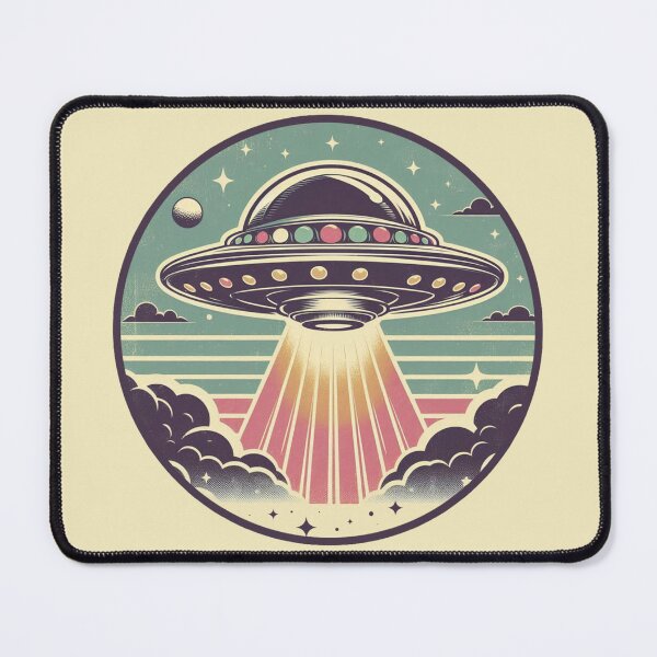 Item preview, UFO (Retro) V.3 designed and sold by Bubble-Boris.